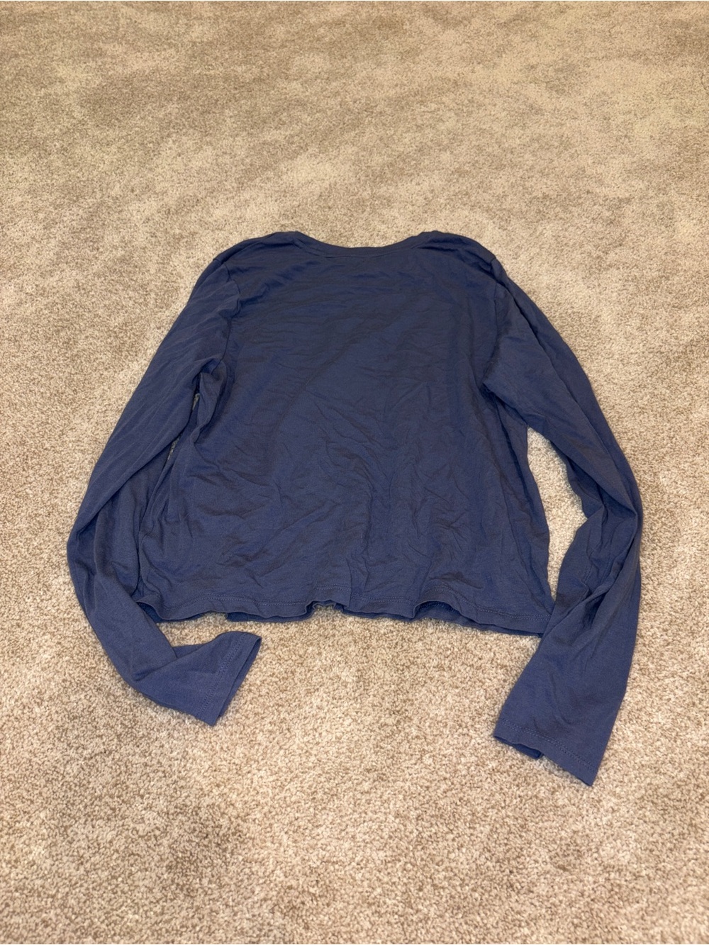 Old Navy Navy Blue Long-Sleeve Women's Tee